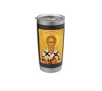 Icona ortodossa Sant'Alessandro di Gerusalemme Bicchiere termico in acciaio inox doppia parete