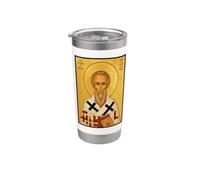 Icona ortodossa Sant'Alessandro di Gerusalemme Bicchiere termico in acciaio inox doppia parete