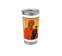 Icona ortodossa Sant'Anna madre di Maria Bicchiere termico in acciaio inox doppia parete