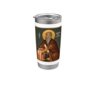 Icona ortodossa Sant'Aristide l'Ateniese Bicchiere termico in acciaio inox doppia parete