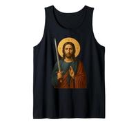 Icona ortodossa su Gesù Cristo con la Spada Canotta