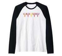 Icona Psi Retro Vintage Psicologia Studenti Psicologi Maglia con Maniche Raglan