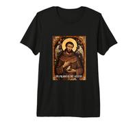 Icona Religiosa San Francesco d'Assisi Maglietta Premium