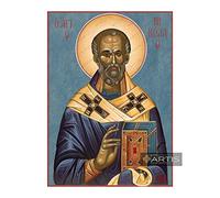 Icona San Nicola Greco Ortodossa (20 x 28 cm)