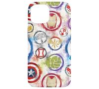 Icone dei supereroi Marvel Avengers Color Bleed Custodia per iPhone 15