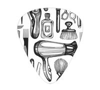 Icone del barbiere,12 pezzi di plettri per chitarra, 3 plettri di diverso spessore per chitarra acustica, basso, ukulele