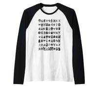 Icone Infernali La Collezione Gotica Goetia Maglia con Maniche Raglan
