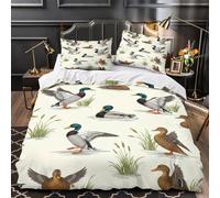 Icone nautiche copripiumino Set di 3 Pezzi ultra microfibra stampa 3D con federa per cuscini con cerniera Illustrazione a tema marino Set Di Copripiumino for ragazzi e adolescenti King（220x240cm）