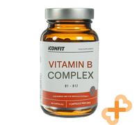 Iconfit Complesso Vitamine B B1-B12 90 Pillole Energia E Nervoso System Supporto