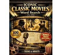 Iconic Classic Movies Word Search: Movies from Before 1990
