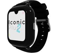 Iconic Plus 2 - Smartwatch per bambini con GPS, chiamate, AI, SOS... Whatsapp, Spotify, misuratore di temperatura, cinturini intercambiabili (Iconic Plus 2, Gamer) (Iconic Plus 2, Gotham Black)