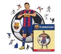 Iconic Puzzles - Barcellona, Lewandowski, Puzzle di Legno con licenza ufficiale, 100% sostenibile, regalo per adulti e bambini, taglia L, 500 Pz