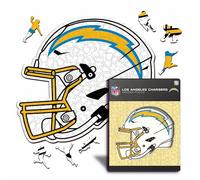 Iconic Puzzles - Casco Los Angeles Chargers, Puzzle di Legno con licenza ufficiale NFL, 100% sostenibile, regalo per adulti e bambini, taglia M, 270 Pcs