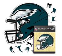 Iconic Puzzles - Casco Philadelphia Eagles, Puzzle di Legno con licenza ufficiale NFL, 100% sostenibile, regalo per adulti e bambini, taglia M, 270 Pcs