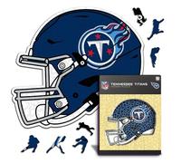 Iconic Puzzles - Casco Tennessee Titans, Puzzle di Legno con licenza ufficiale NFL, 100% sostenibile, regalo per adulti e bambini, taglia L, 500 Pcs