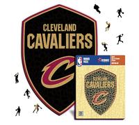 Iconic Puzzles- NBA Puzzle in Legno, Multicolore, Cleveland Cavaliers, ClevelandCavaliers-L