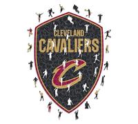 Iconic Puzzles- NBA Puzzle in Legno, Multicolore, Cleveland Cavaliers, ClevelandCavaliers-L