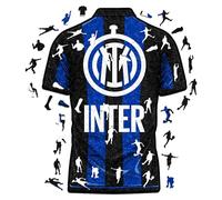 Iconic Puzzles - Inter Jersey, Prodotto Ufficiale, Puzzle in Legno per Adulti e Bambini, Legno 100% Sostenibile, Taglia L, 500 pezzi