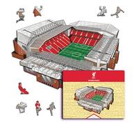 Iconic Puzzles - Liverpool Anfield Stadium, Puzzle di Legno con licenza ufficiale, 100% sostenibile, regalo per adulti e bambini, taglia S, 150 Pz
