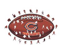 Iconic Puzzles - Los Angeles Rams, Logo, Puzzle di Legno con Licenza Ufficiale NFL, 100% sostenibile, Regalo per Adulti e Bambini, Taglia S, 150 PCS