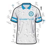 Iconic Puzzles, Marsiglia Jersey, Prodotto ufficiale, Puzzle di Legno per Adulti e Bambini, Legno 100% Sostenibile, Taglia L 500 Pezzi