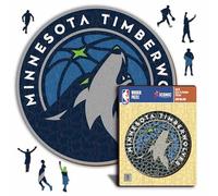 Iconic Puzzles NBA Puzzle in Legno, Multicolore, S, 150 Pcs, MinnesotaTimberwolves-S