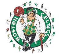 Iconic Puzzles- NBA Puzzle in Legno, Multicolore, Boston Celtics, BostonCeltics-M