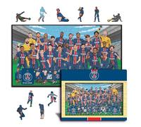 Iconic Puzzles - PSG Squadra "Treble Winners" 2024/25, Puzzle di Legno con licenza ufficiale, 100% sostenibile, regalo per adulti e bambini, taglia L, 500 Pcs