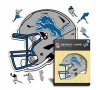 Iconic Puzzles-Puzzle in Legno 100% sostenibile con Licenza Ufficiale, Colore Detroit Lions, M, 270 Pcs