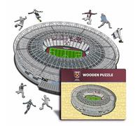 Iconic Puzzles- Puzzle in Legno 100% sostenibile con Licenza Ufficiale, S, 150 Pcs, Stadio West Ham