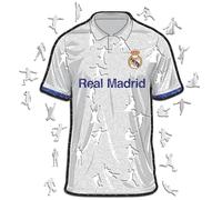Iconic Puzzles, Real Madrid Jersey, Prodotto ufficiale, Puzzle di Legno per Adulti e Bambini, Legno 100% Sostenibile, Taglia M 270 Pezzi