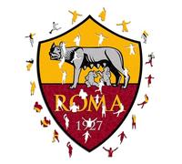 Iconic Puzzles-Roma, Logo AS Puzzle in Legno 100% sostenibile con Licenza Ufficiale, Colore, Taglia L, 2024RLL