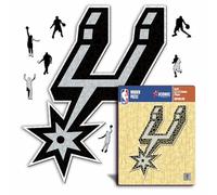 Iconic Puzzles - San Antonio Spurs, Logo, Puzzle di Legno con licenza ufficiale NBA, 100% sostenibile, regalo per adulti e bambini, taglia M, 270 Pz