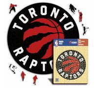 Iconic Puzzles- NBA Puzzle in Legno, Multicolore, Toronto Raptors, TorontoRaptors-L