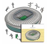 Iconic Puzzles - Tottenham Hotspur Stadium, Puzzle di Legno con licenza ufficiale, 100% sostenibile, regalo per adulti e bambini, taglia S, 150 Pcs