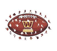 Iconic Puzzles - Washington Commanders, Logo, Puzzle di Legno con Licenza Ufficiale NFL, 100% sostenibile, Regalo per Adulti e Bambini, Taglia S, 150 PCS