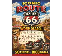 Iconic Route 66 Word Search: A Nostalgic Puzzle Journey Along America’s Legendary Highway Featuring Classic Diners, Neon Signs, and Roadside Attraction