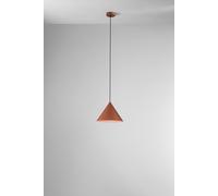 Iconic sospensione piccola in metallo cono colore terracotta E27