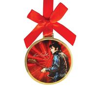 Iconico Elvis Presley In Giacca Nera '68 Comeback Special Ornamento Natalizio