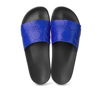 ICONIX Ciabatta Sportiva Uomo - Scegli la Tua Squadra del Cuore in Bianco-Nera, Nero-Azzurro e Rosso-Nero! (Nero Azzurro, Sistema Taglie Calzature EU, Adulto, Uomo, Numero, Media, 44)
