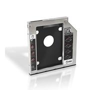 AISENS A129 - 0151 - Adattatore Hard Disk da 7 mm per unità Ottica Portatile da 9,5 mm, Colore: Argento