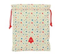 ICONOS MERRY XMAS - Zaino piatto per bambini, facile da pulire, ideale per bambini di diverse età, comodo e versatile, qualità e resistenza, 26 x 1 x 34 cm