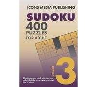 Icons Media Publishing 400 Very Hard Level Sudoku Puzzles Volume 3 (Tascabile)