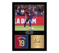 Icons Wall Art Foto stampata A4 di Lamine Yamal Barcelona, idea regalo per i fan del Barca, riproduzione digitale, senza cornice
