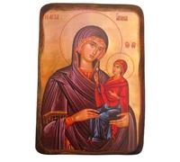 IconsGr Icona greco-ortodossa di Sant'Anna / 1AP - placca - icona - soggiorno