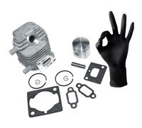ICOOYO Kit cilindro pistone per Echo GT-22GES SRM-22GED SRM-22GESU ED-2000 GT-2000EZR GR-2000R ES-2100 HC-1600 HC-1800 HC-2000 PE-2000 SHC-1700 SRM-2100 SRM-2111 0 WP-1000