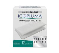 Icopiuma Garza Compressa Sterile In Tessuto Non Tessuto 36x40 cm 12 Pezzi