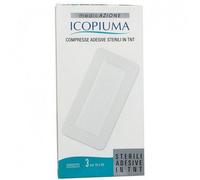 Icopiuma - Compresse Adesive In TNT 10X20 Cm Confezione 3 Pezzi