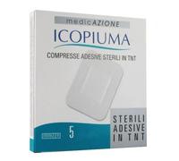 Icopiuma Compresse Adesive Sterili In Tessuto Non Tessuto 10x12,5cm 5 Pezzi
