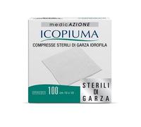 Icopiuma Compresse Sterili di Garza Idrofila 10x10 cm 100 Pezzi